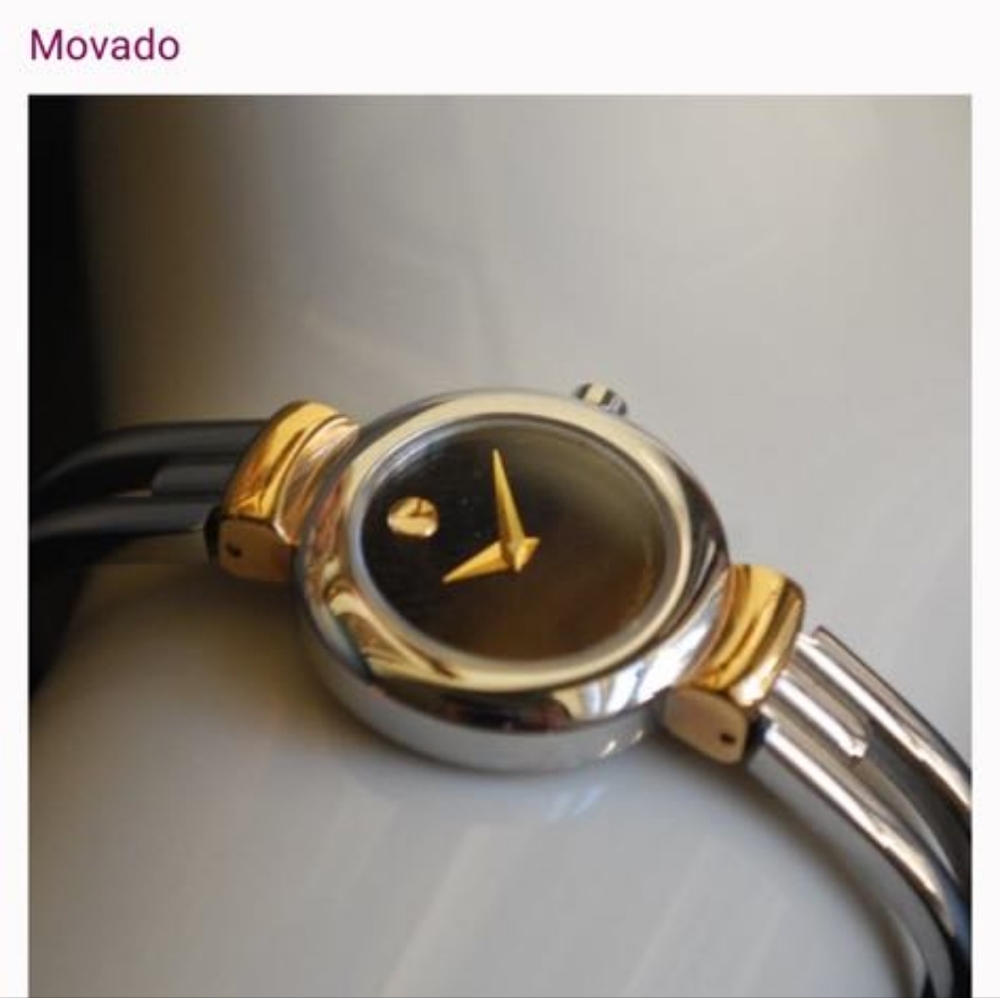 Movado Harmony 2 tone watch